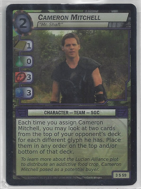Cameron Mitchell, Mr. Shaft - Foil